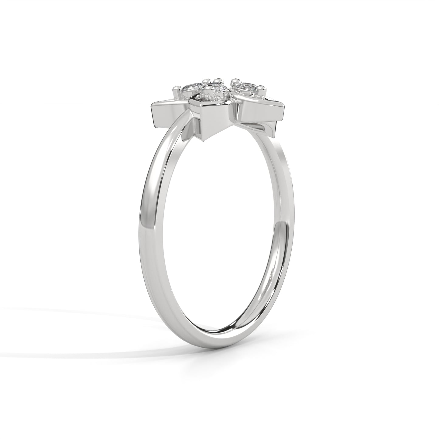 Blossom Diamond Floral Ring