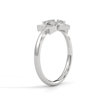 Blossom Diamond Floral Ring