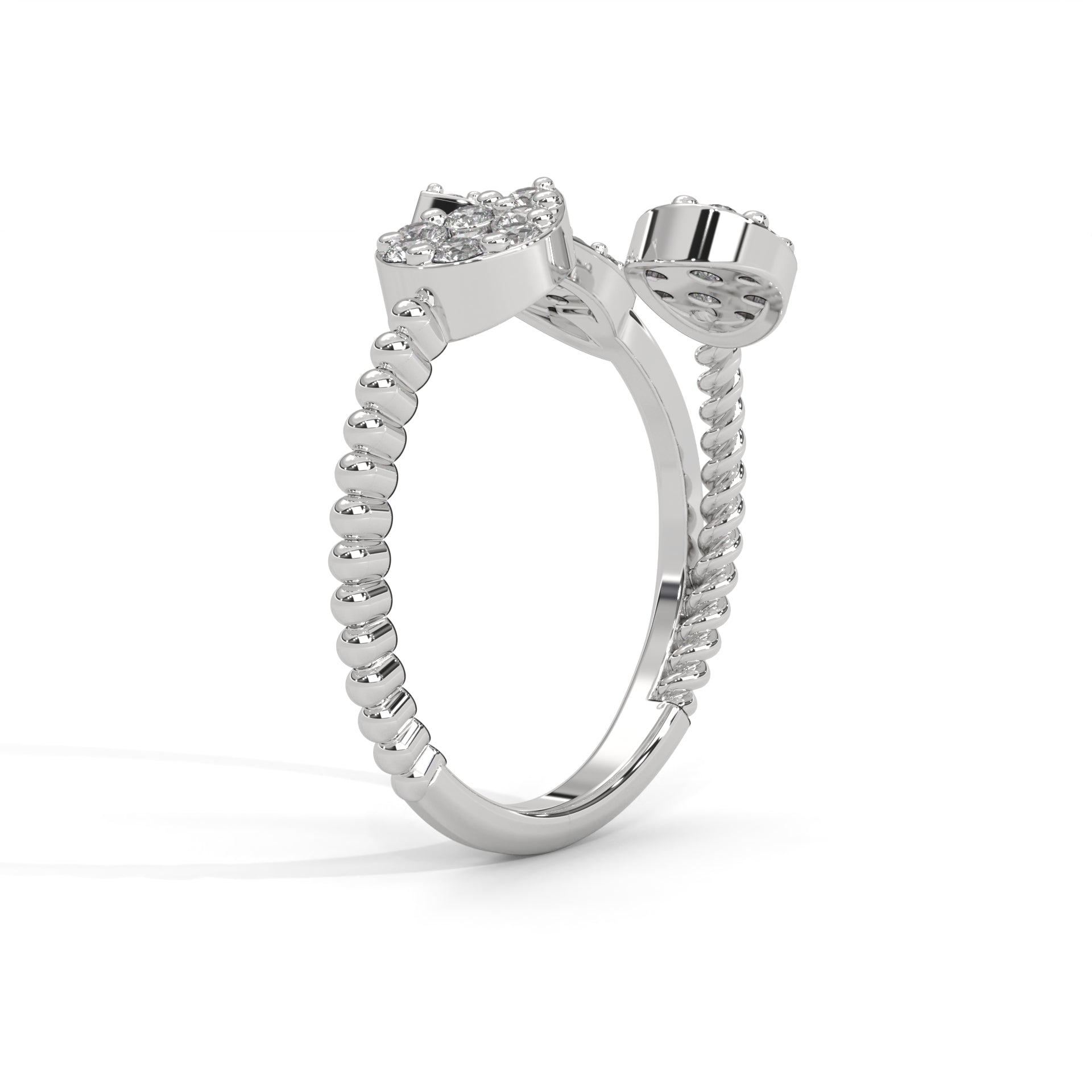 Enchanted Leaf Lab Grown Diamond Ring