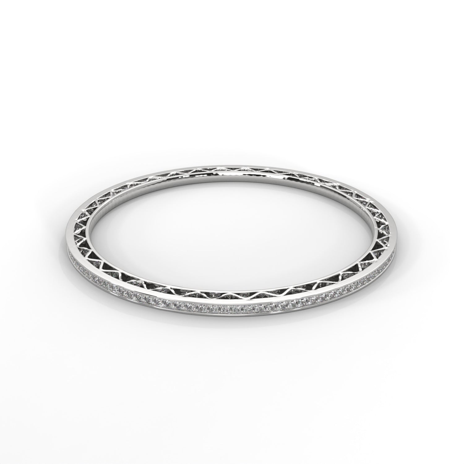 Classic Eternity Lab Grown Diamond Bangle