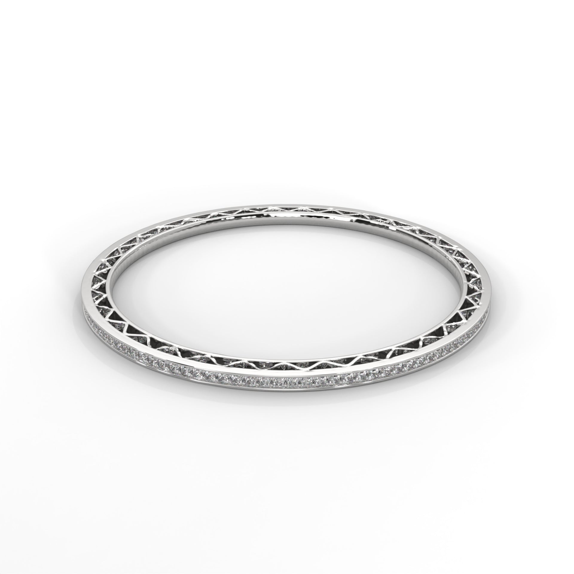 Classic Eternity Lab Grown Diamond Bangle