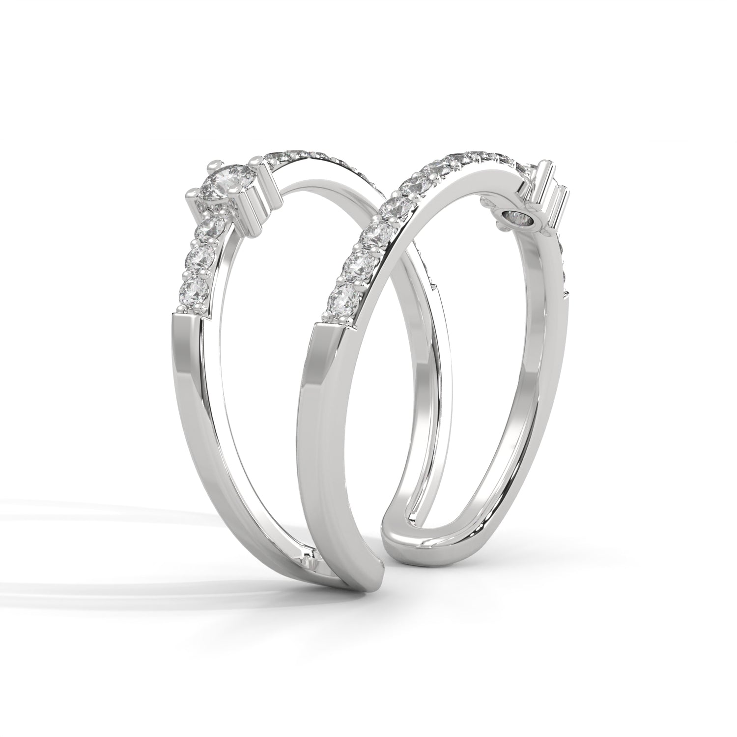 Radiant Flow Lab Grown Diamond Ring