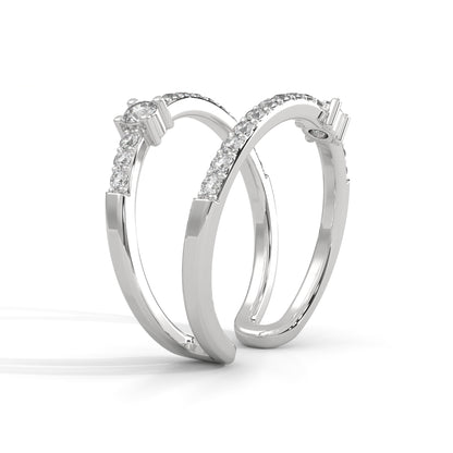 Radiant Flow Lab Grown Diamond Ring