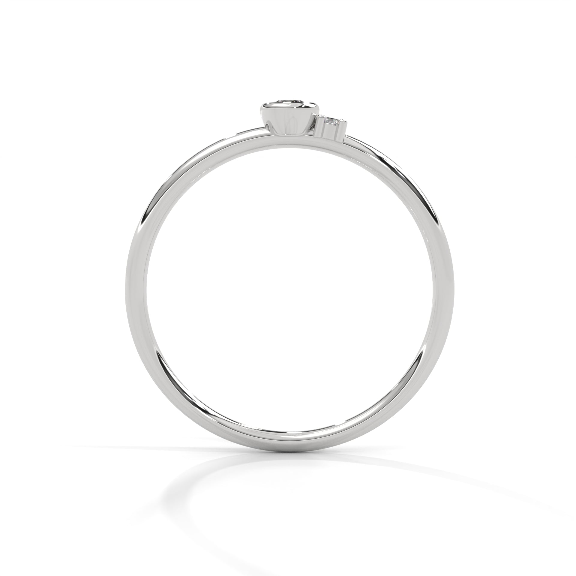 Minimalist Duo Lab Grown Diamond Ring