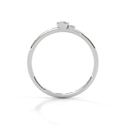 Minimalist Duo Lab Grown Diamond Ring