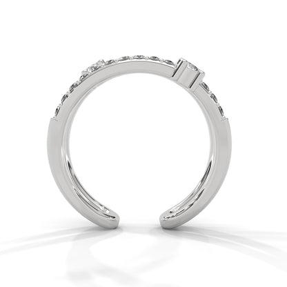 Radiant Flow Lab Grown Diamond Ring