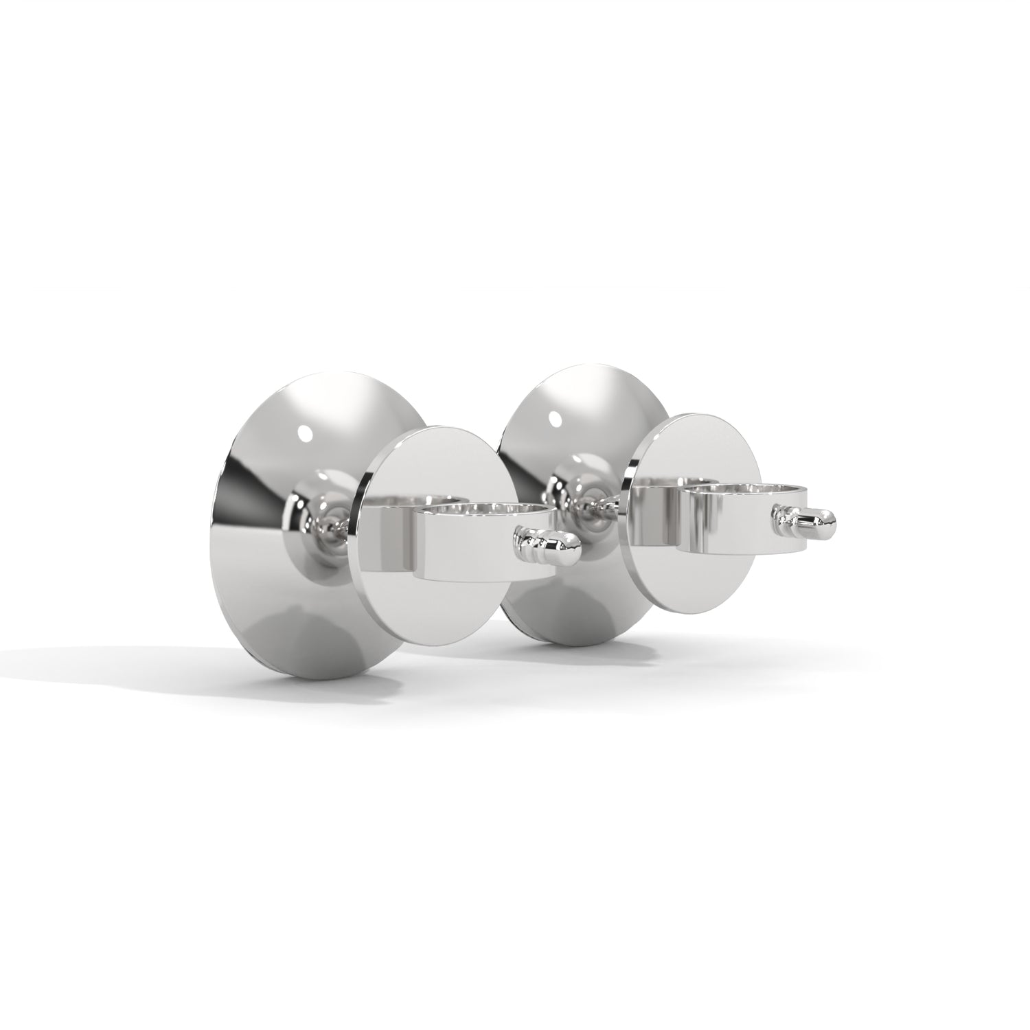 Radiant Cluster Lab Grown Diamond Stud Earrings