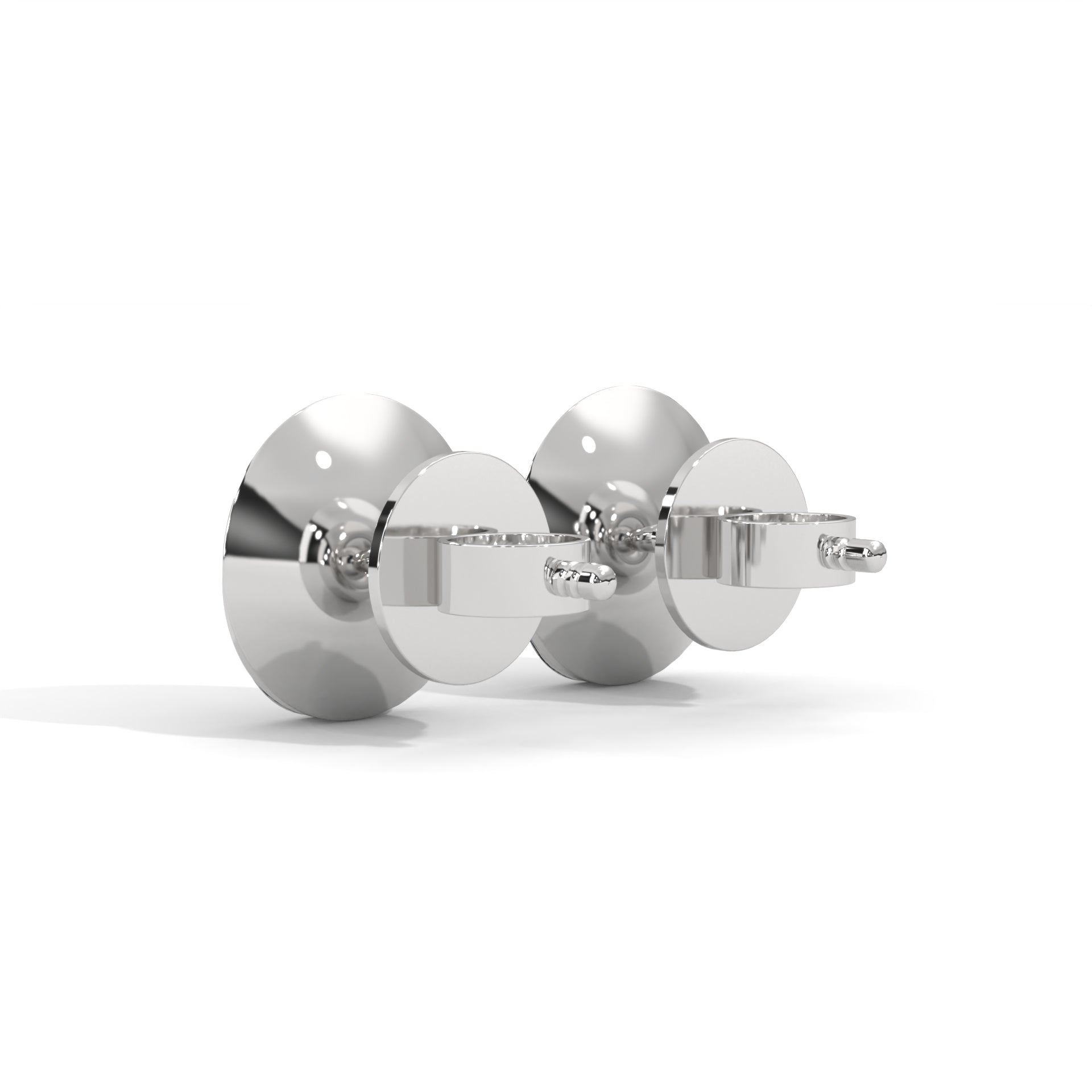 Radiant Cluster Lab Grown Diamond Stud Earrings