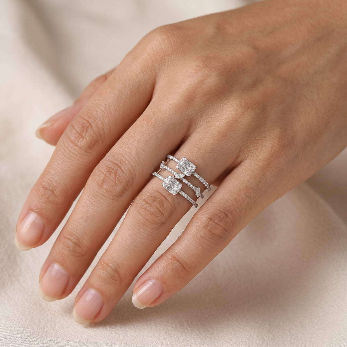 Paradigm Crossover Lab Grown Diamond Ring
