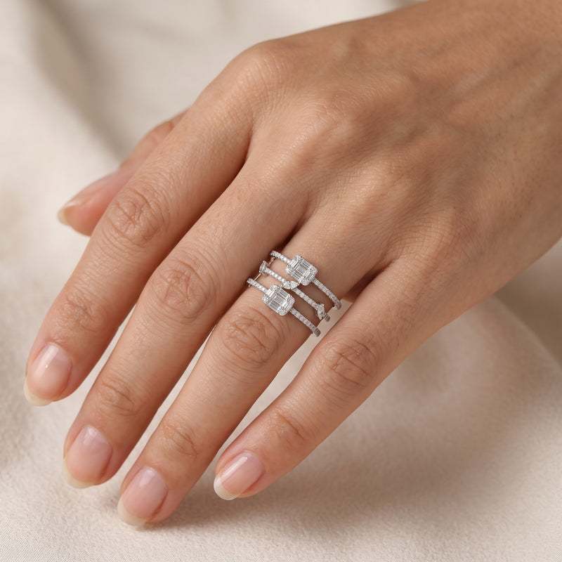 Paradigm Crossover Lab Grown Diamond Ring