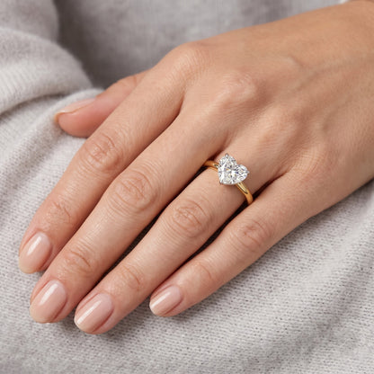 Solene Amour Solitaire Lab Grown Diamond Ring