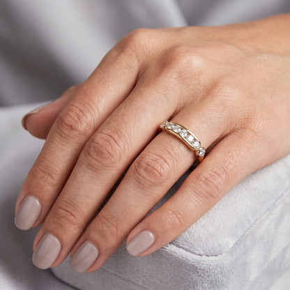 Celestia Linear Lab Grown Diamond Ring