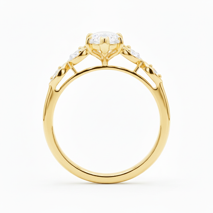 Elven Empress Solitaire Lab Grown Diamond Ring