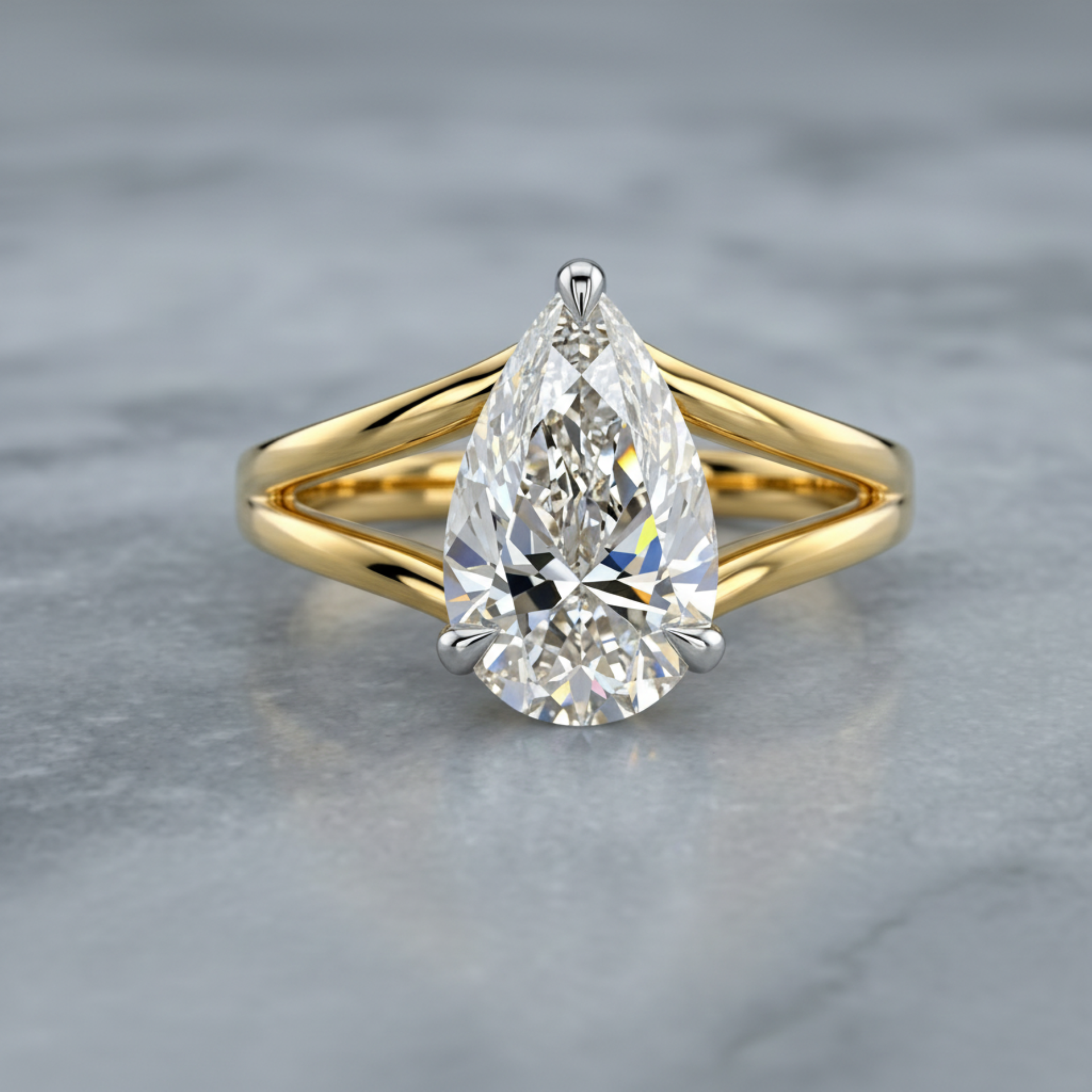 Aurora Embrace Solitaire Lab Grown Diamond Ring