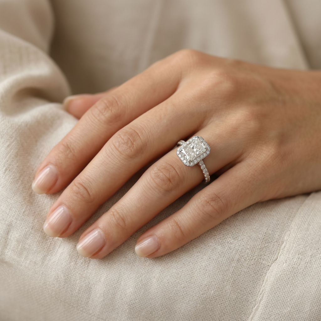 Vista Iconic Solitaire Lab Grown Diamond Ring