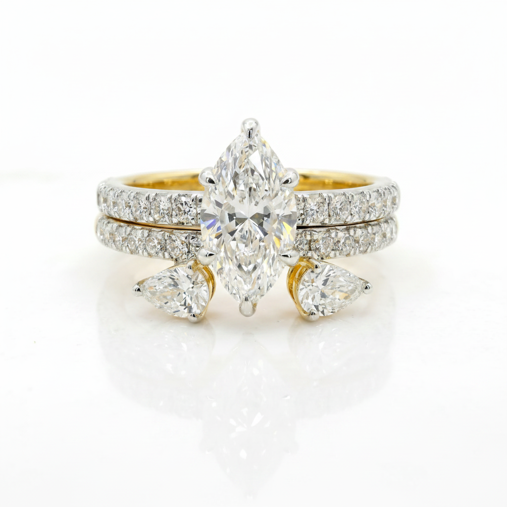 Valkyrie Wing Solitaire Lab Grown Diamond Ring