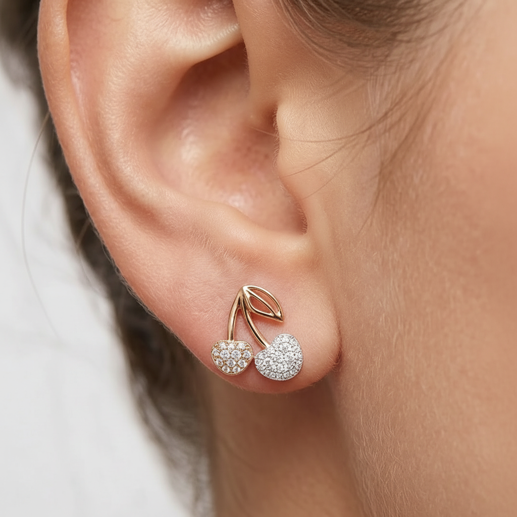 Cherry Jubilee Lab Grown Diamond Earrings