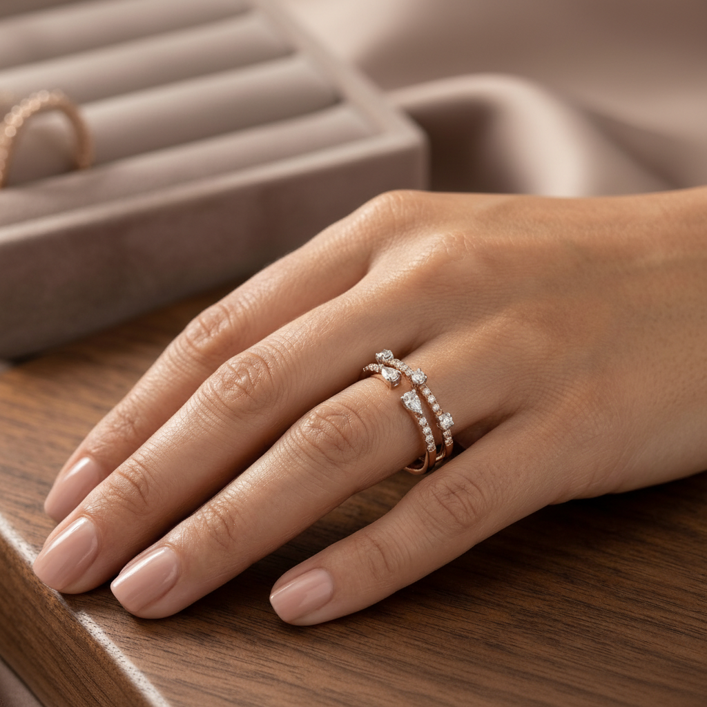 Stardust Wrap Lab Grown Diamond Ring