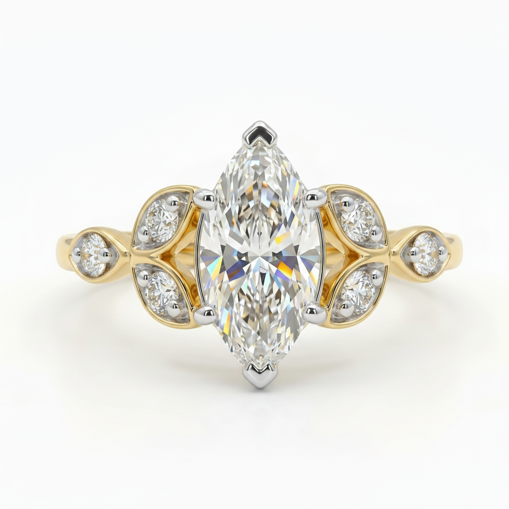 Elven Empress Solitaire Lab Grown Diamond Ring