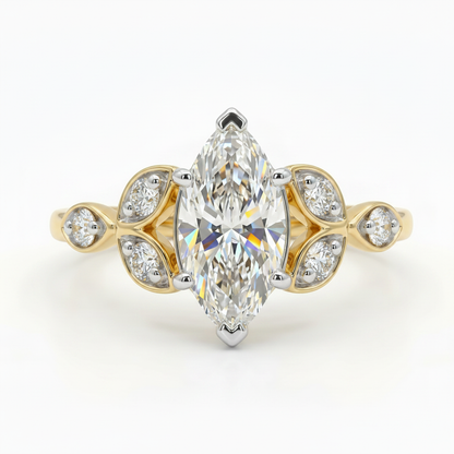 Elven Empress Solitaire Lab Grown Diamond Ring