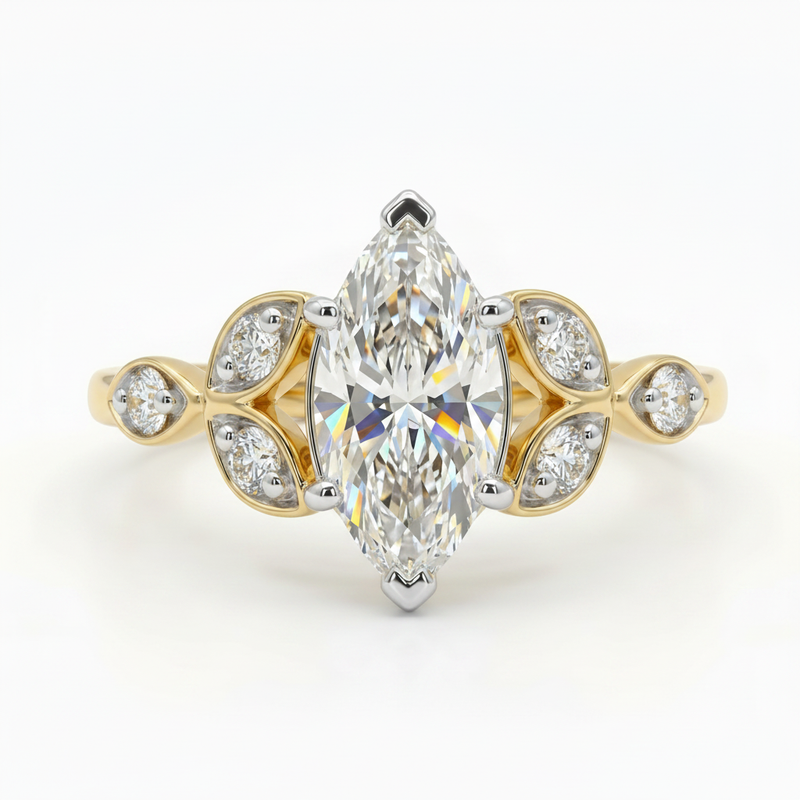 Elven Empress Solitaire Lab Grown Diamond Ring