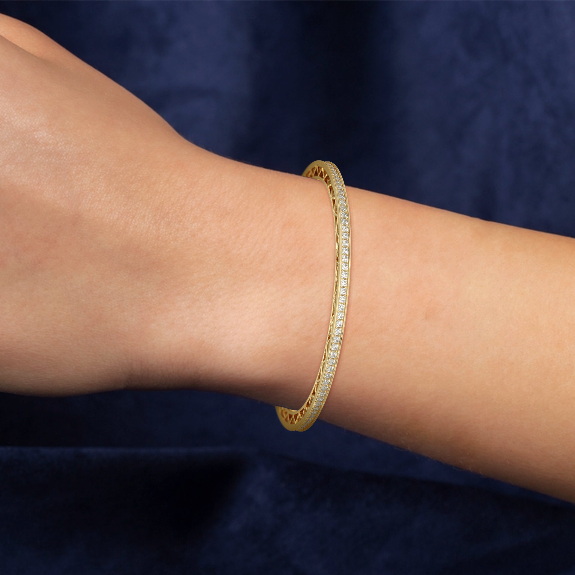 Classic Eternity Lab Grown Diamond Bangle