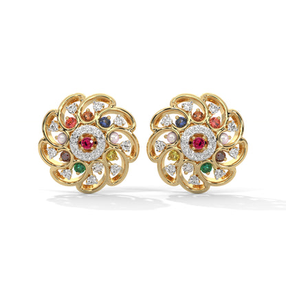 Solar Bloom Lab Grown Diamond Studs