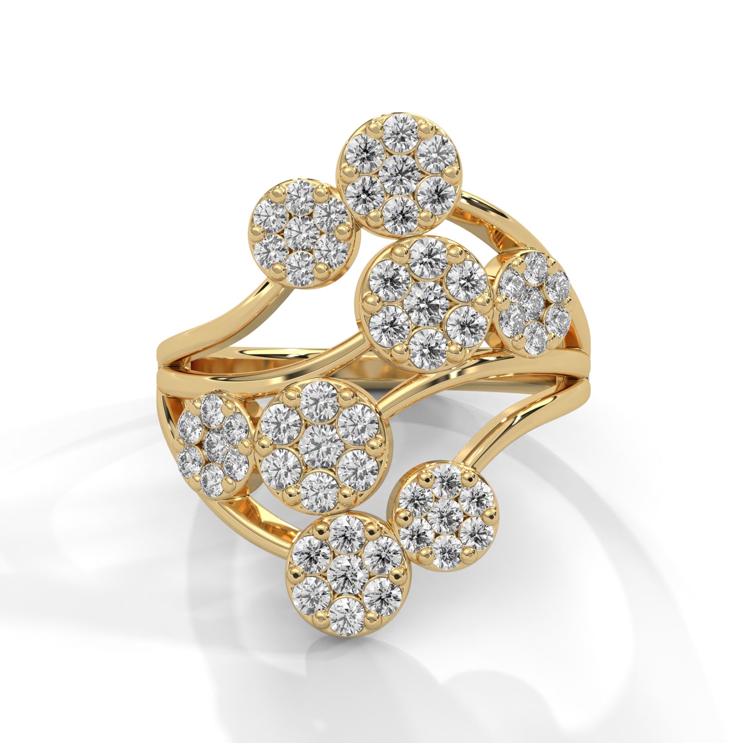 Stardust Symphony Lab Grown Diamond Ring