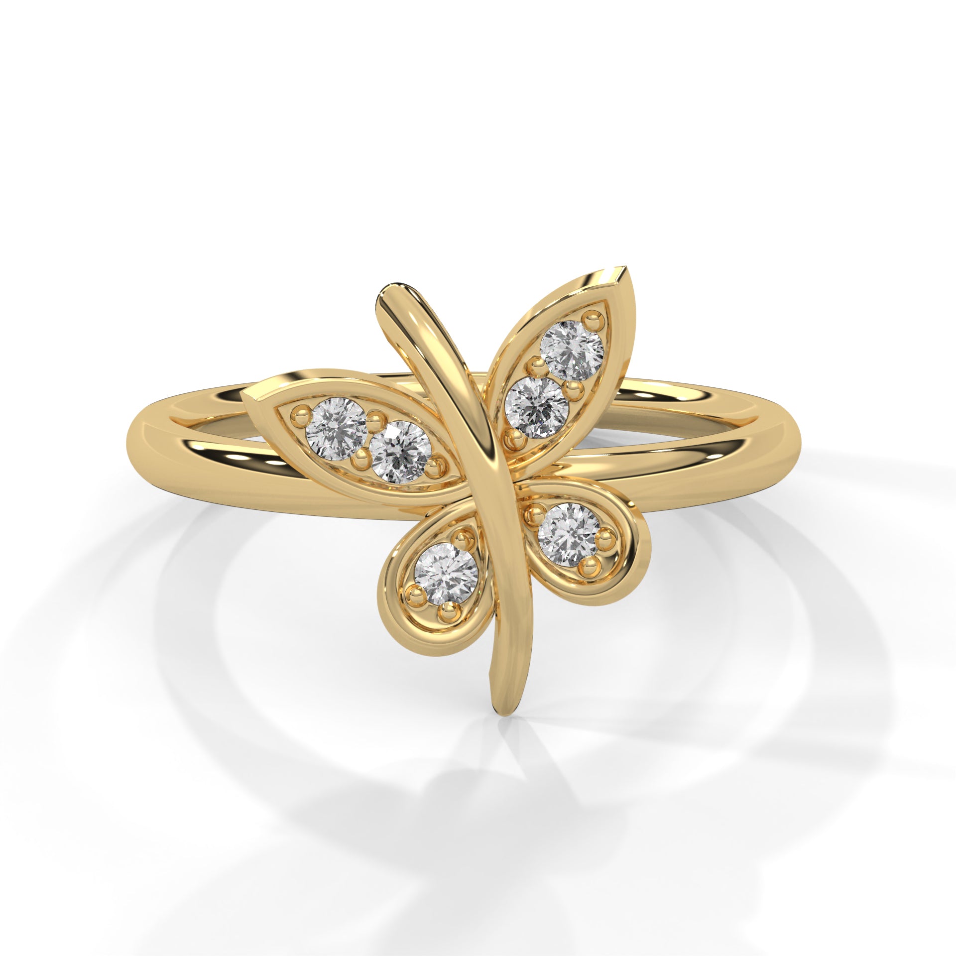 Enchanted Butterfly Lab Grown Diamond Ring