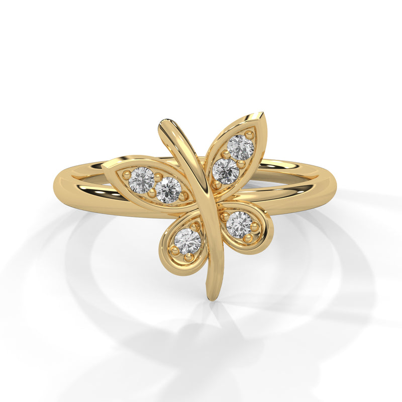 Enchanted Butterfly Lab Grown Diamond Ring