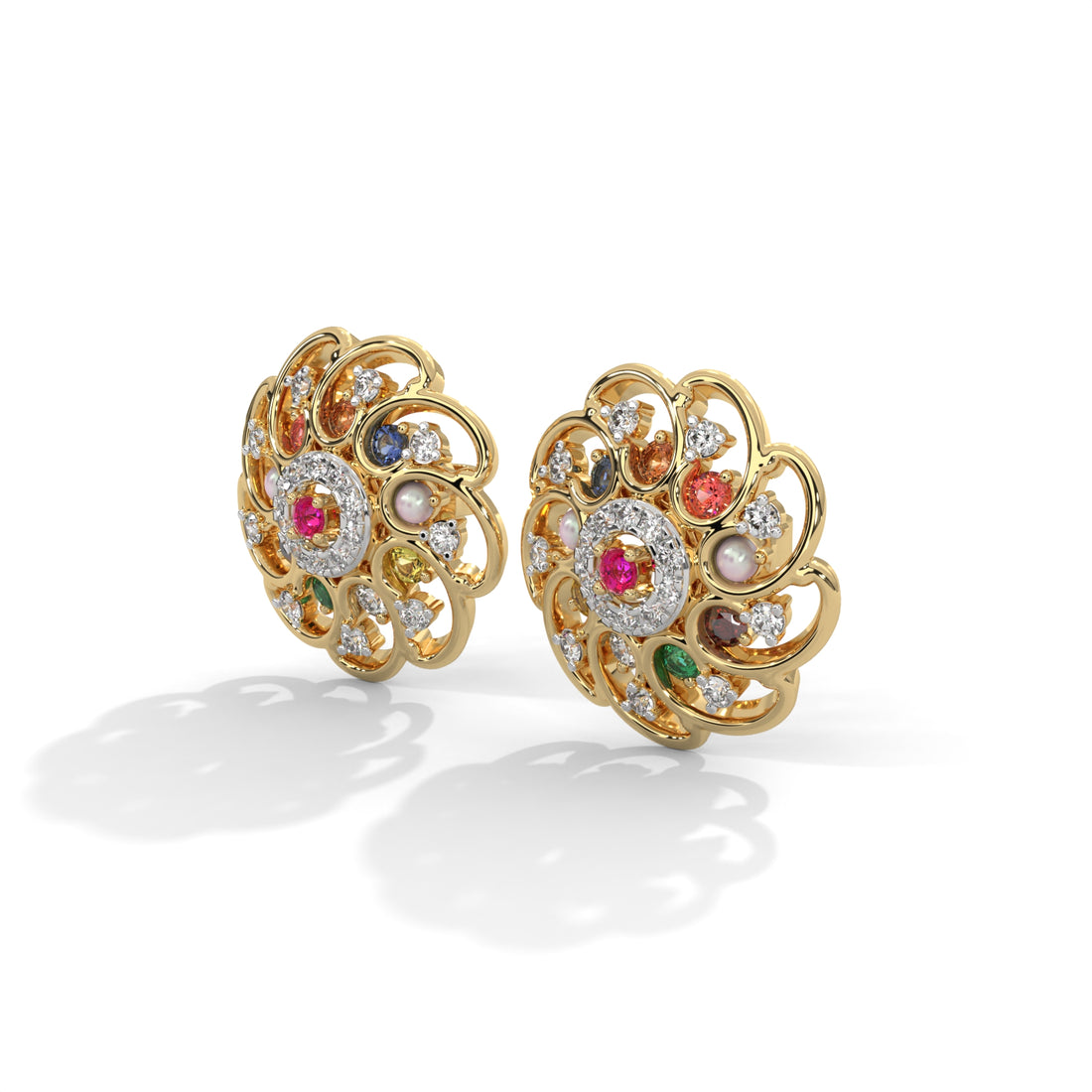 Solar Bloom Lab Grown Diamond Studs