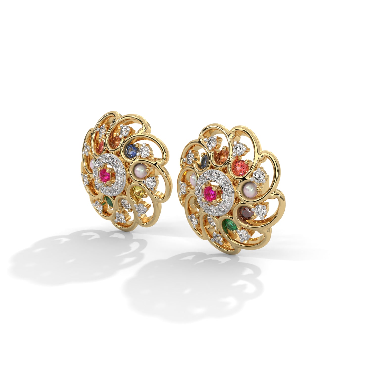 Solar Bloom Lab Grown Diamond Studs