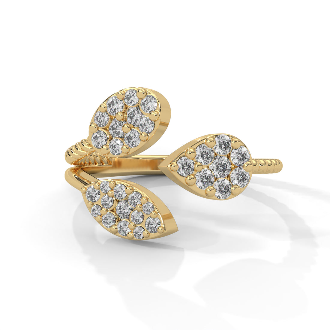 Enchanted Leaf Lab Grown Diamond Ring