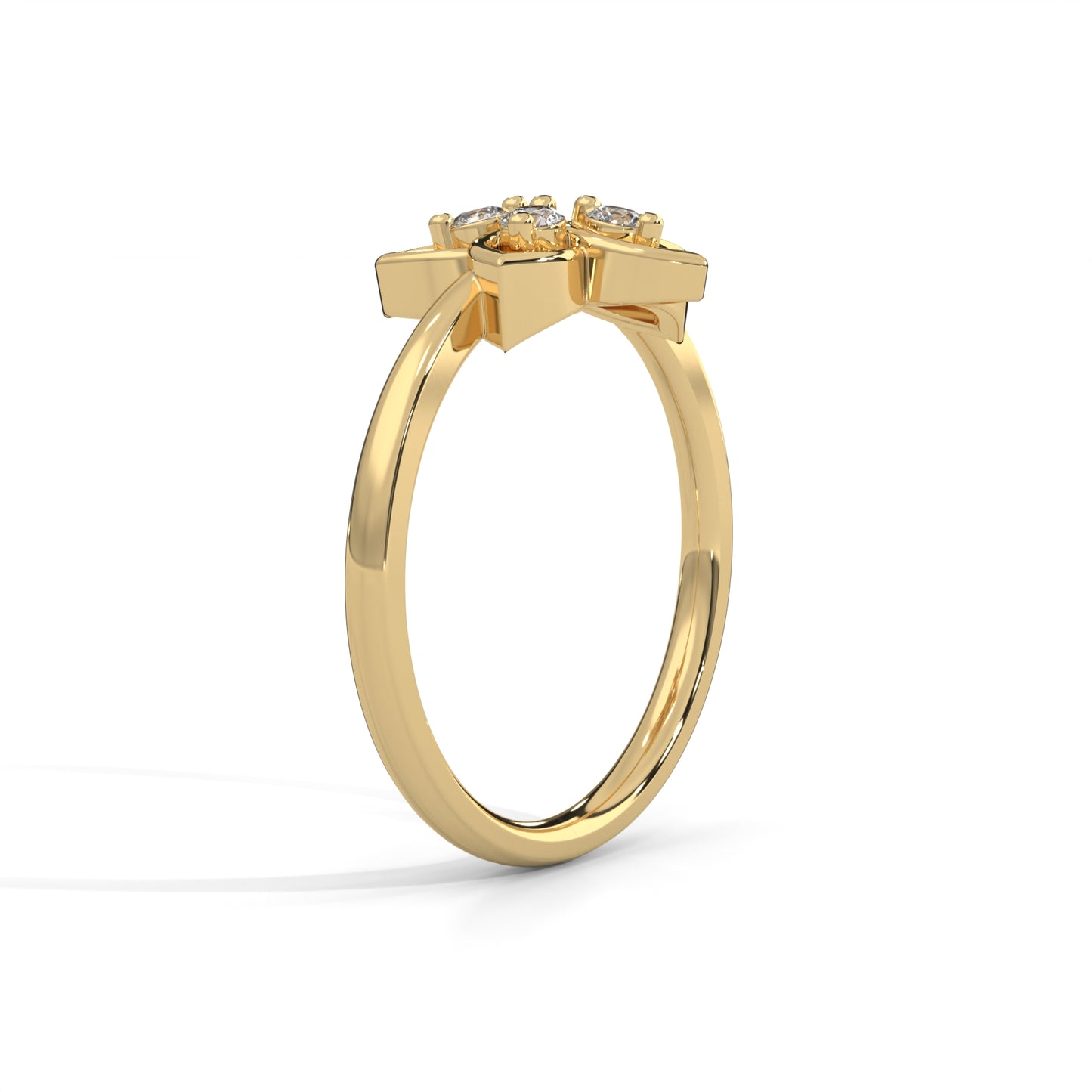 Blossom Diamond Floral Ring