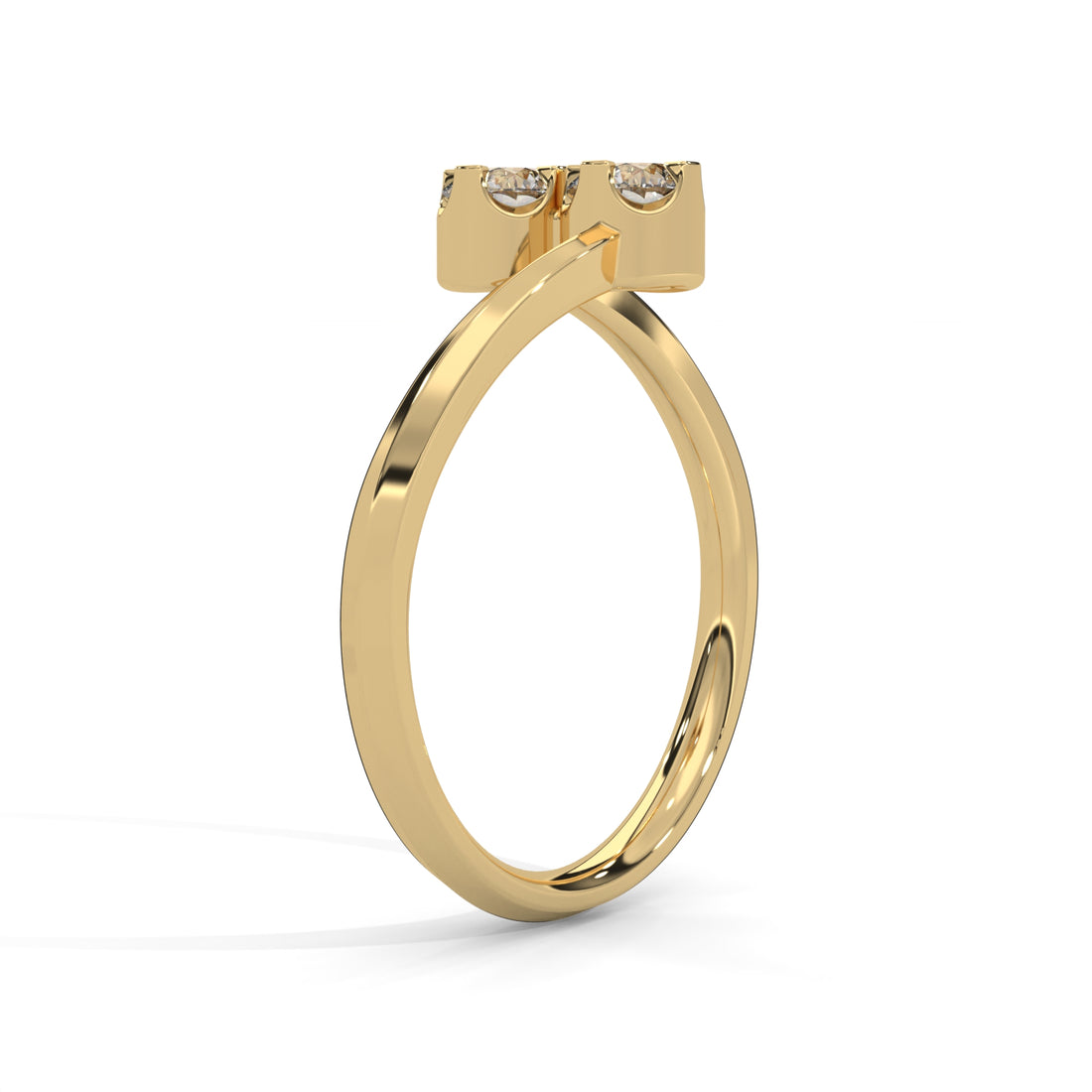 Twin Spark Lab Grown Diamond Ring