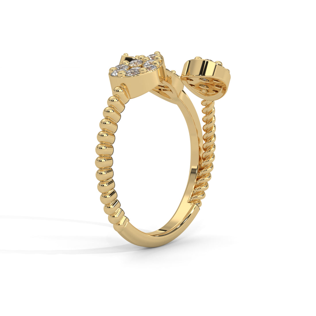 Enchanted Leaf Lab Grown Diamond Ring