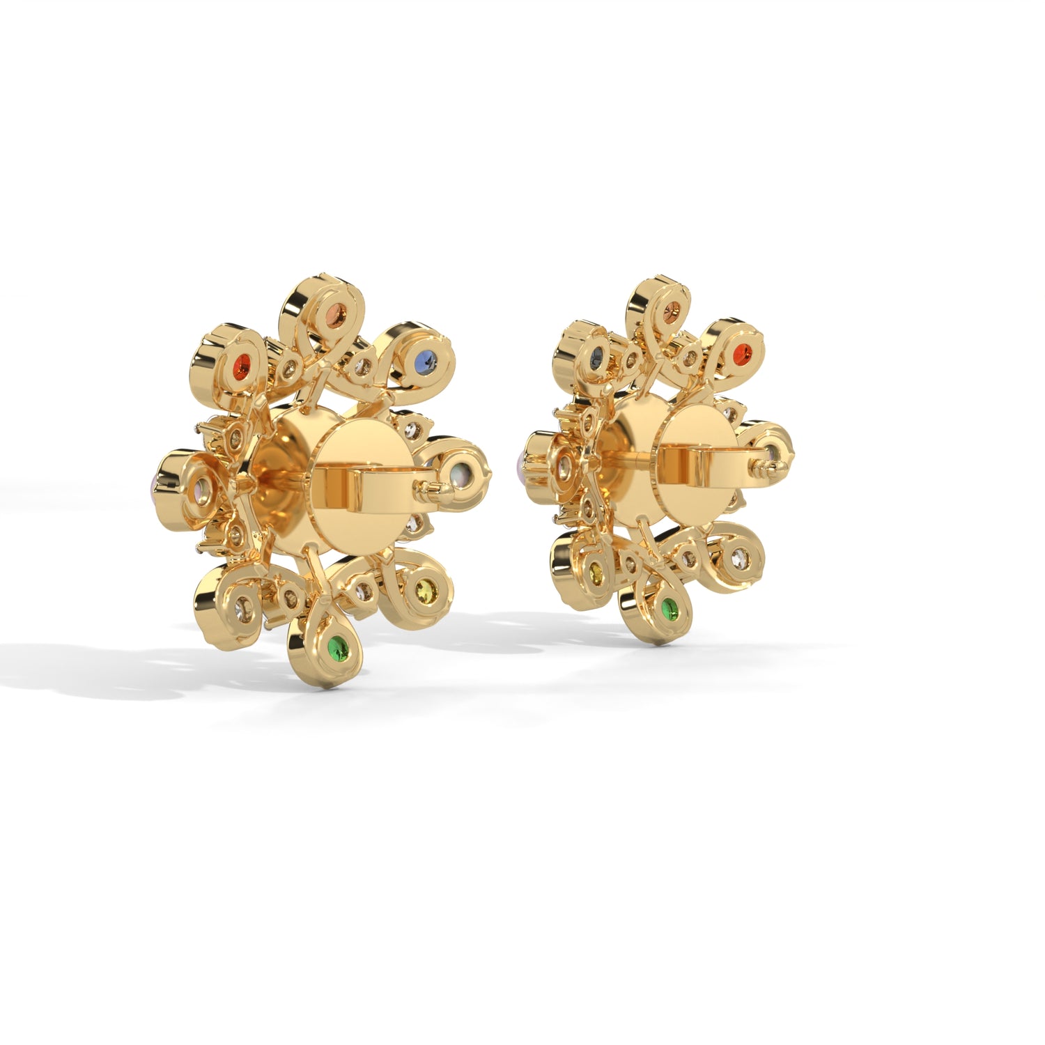 Swirling Lab Grown Diamond Harmony Studs