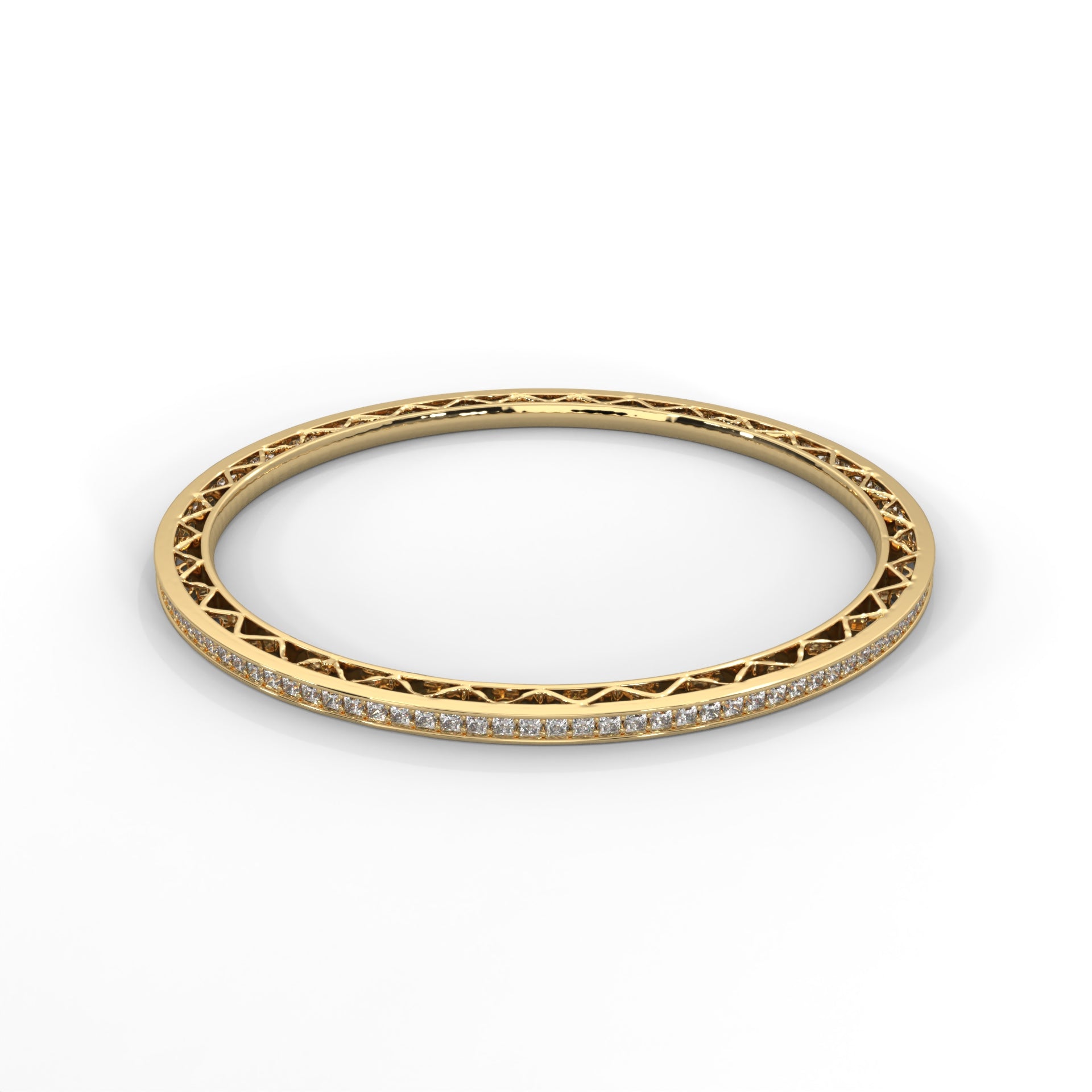 Classic Eternity Lab Grown Diamond Bangle