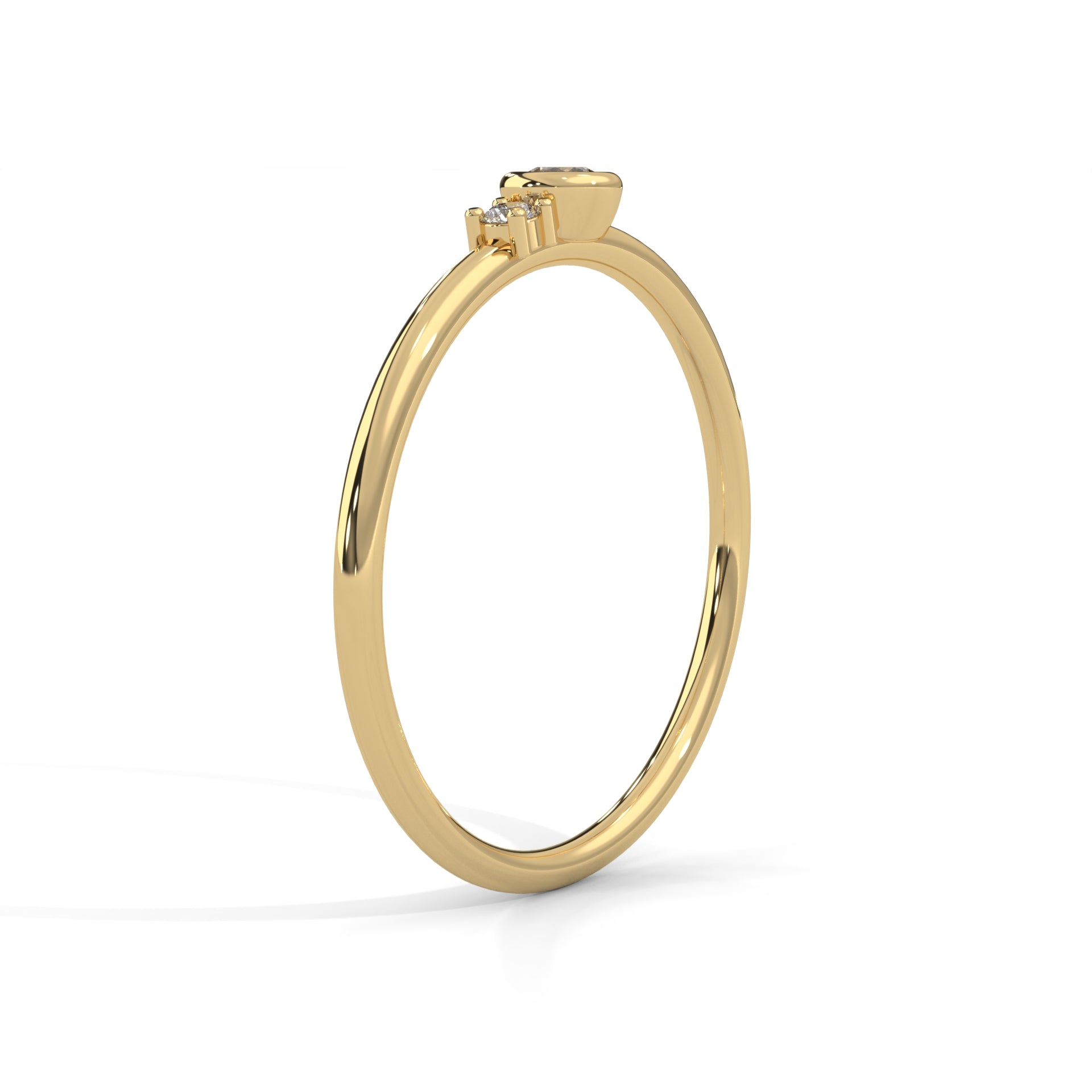 Minimalist Duo Lab Grown Diamond Ring
