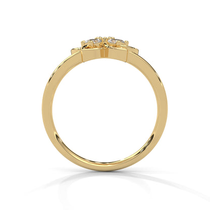 Blossom Diamond Floral Ring