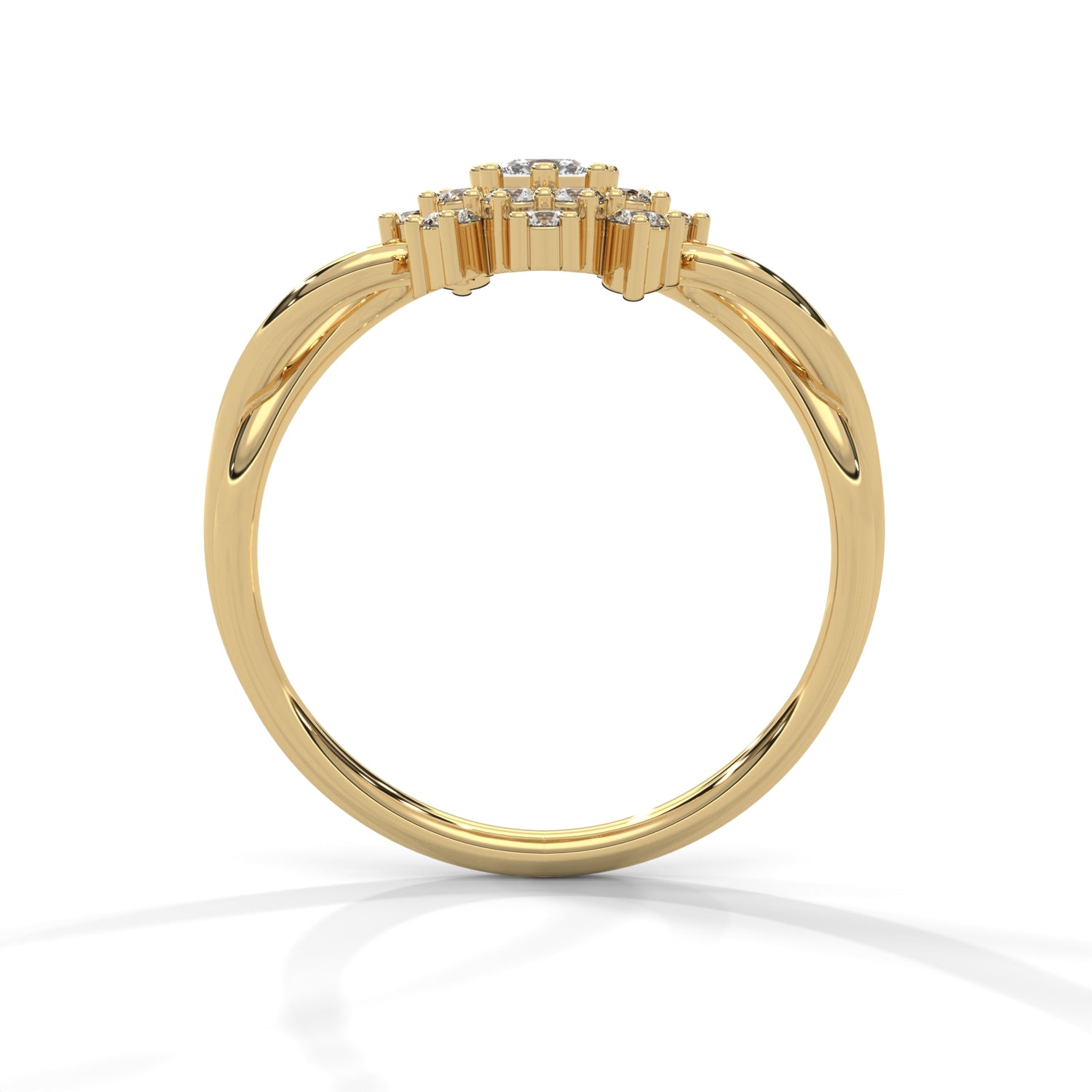 Celestial Blossom Lab Grown Diamond Ring