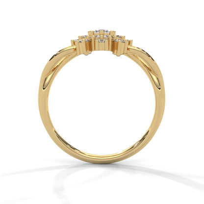 Celestial Blossom Lab Grown Diamond Ring