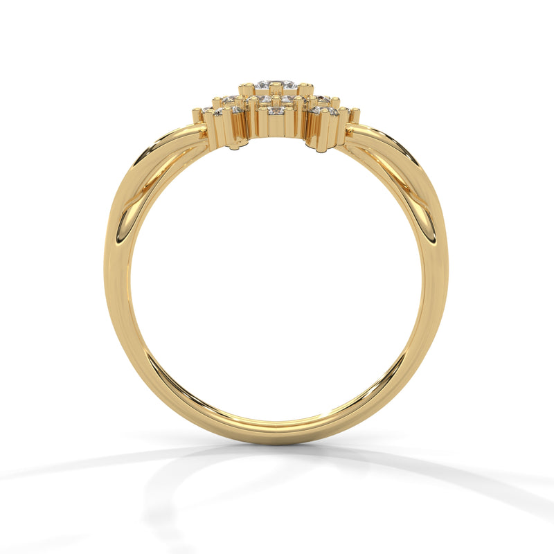 Celestial Blossom Lab Grown Diamond Ring