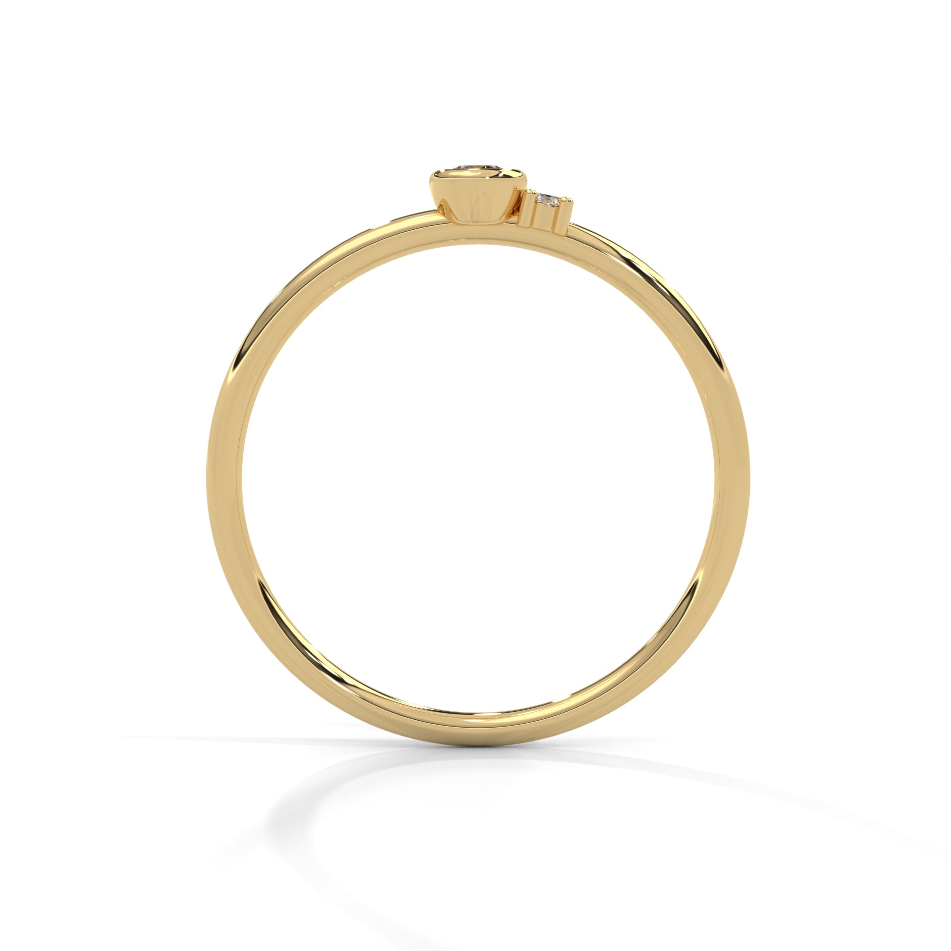 Minimalist Duo Lab Grown Diamond Ring