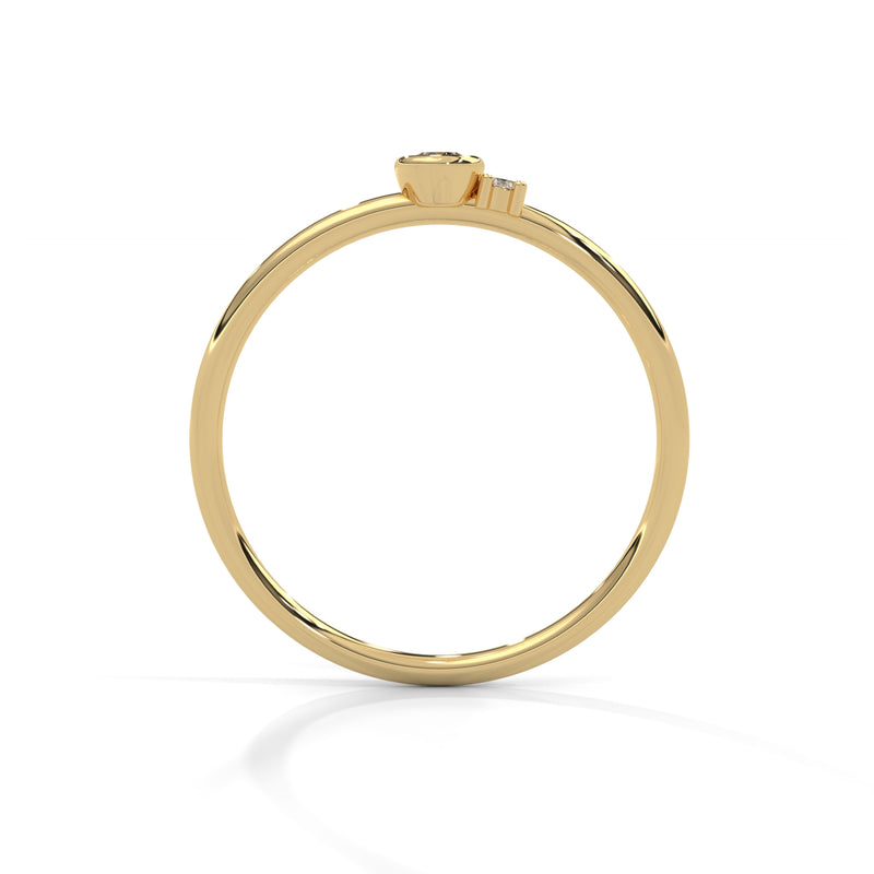 Minimalist Duo Lab Grown Diamond Ring