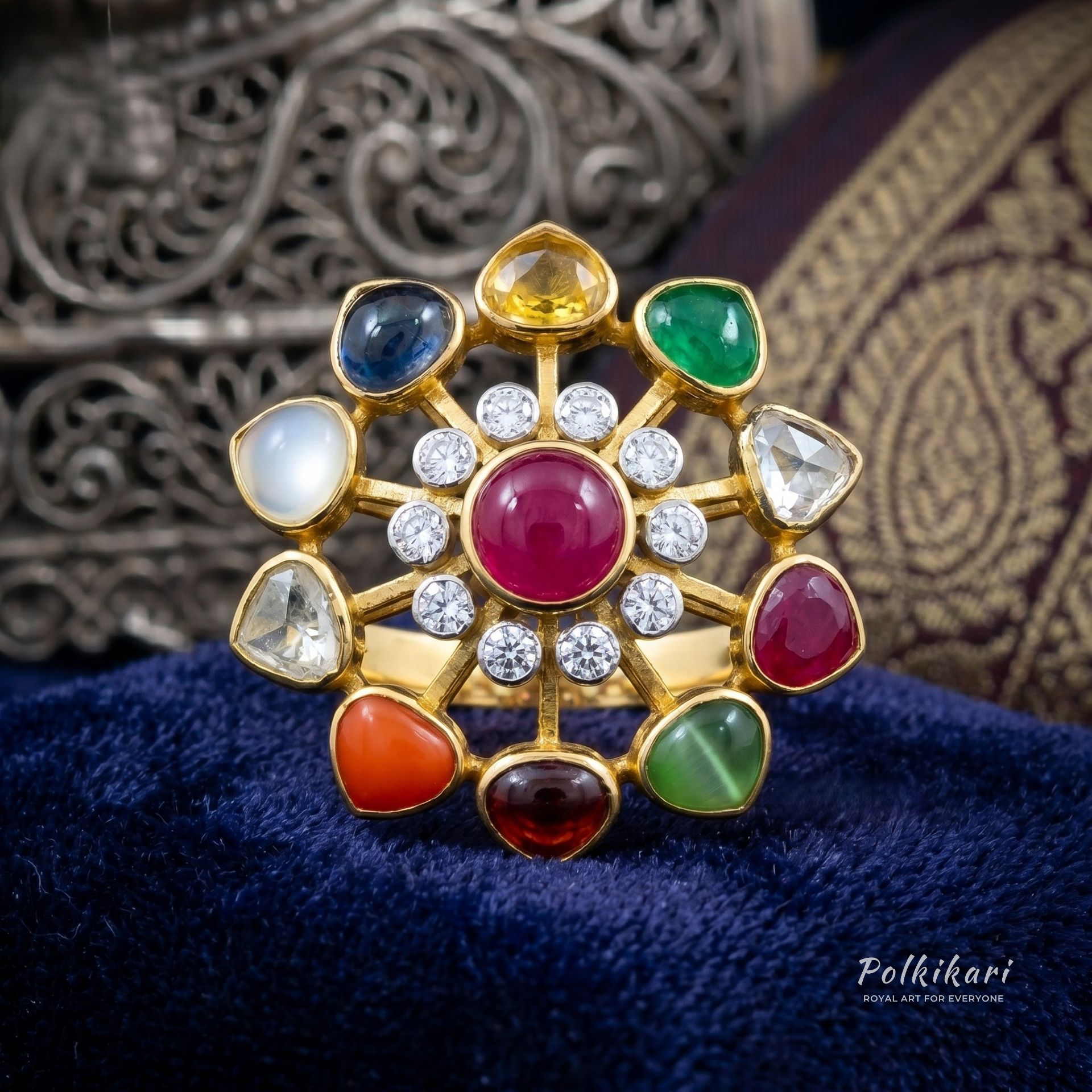 Heritage Horizon Lab Grown Polki Ring
