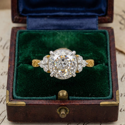 Harmonic Hive Solitaire Lab Grown Diamond Ring