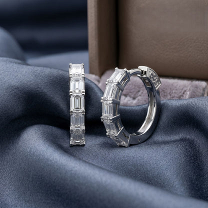 Rhythm Hoops Lab Grown Diamond Earrings