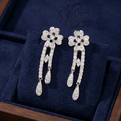 Starlet Flora Rain Lab Grown Diamond Earrings