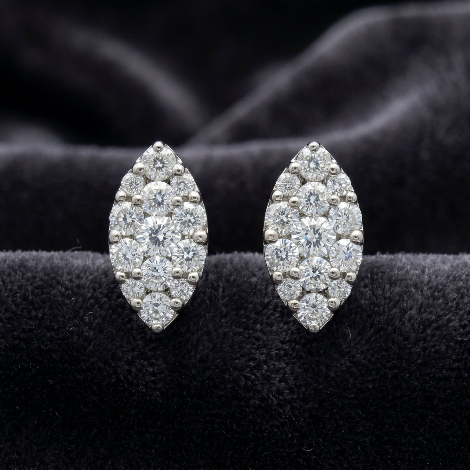 Radiant Petal Lab Grown Diamond Earrings